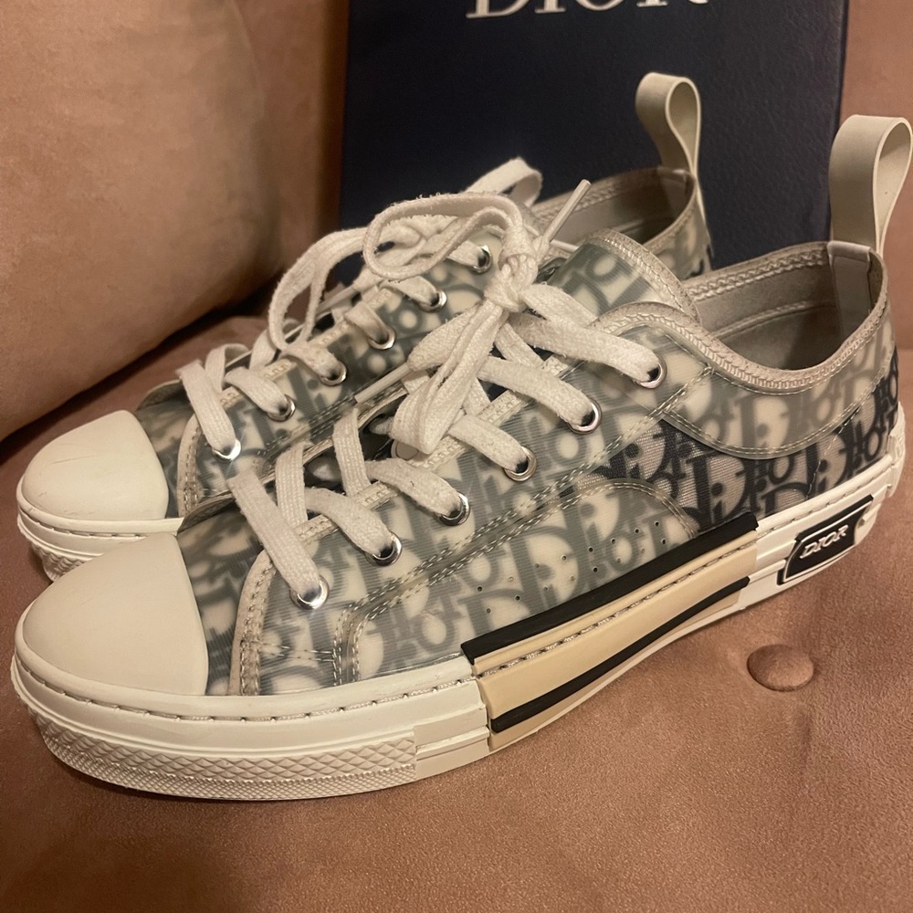Authentic Dior B23 Low Top Sneakers - Picture 2 of 9